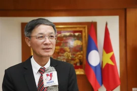 Phan Minh Chien, chargé d'affaires de l'ambassade du Vietnam au Laos. Photo: VNA