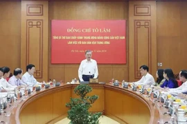 Le secrétaire général du Parti communiste du Vietnam To Lam prend la parole. Photo: VNA
