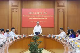 Le secrétaire général du Parti communiste du Vietnam To Lam prend la parole. Photo: VNA