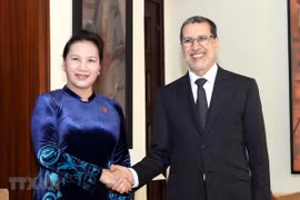 Entrevue entre la présidente de l’AN du Vietnam et le PM du Maroc