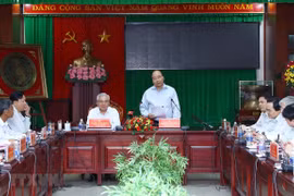 Le Premier ministre Nguyên Xuân Phuc à Soc Trang