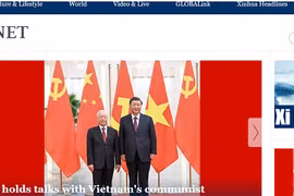Les médias chinois suivent de près la visite du leader du PCV en Chine