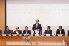 Le vice-PM Vuong Dinh Hue travaille avec Hanoï sur les IDE