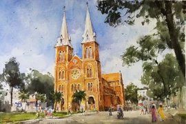Exposition de peintures d’un Français d’origine vietnamienne