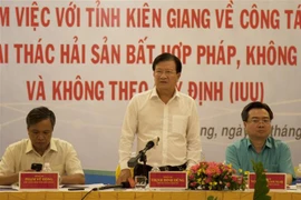 Pêche INN : le vice-Premier ministre Trinh Dinh Dung travaille avec Kien Giang