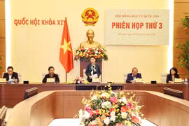 La présidente de l’AN préside la 3e réunion du Conseil électoral national