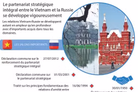 Développement du partenariat stratégique intégral Vietnam-Russie