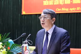 Cao Bang organise une conférence-bilan concernant la frontière terrestre Vietnam-Chine