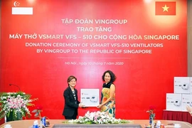 Vingroup offre 1.000 respirateurs à la Russie, l'Ukraine et Singapour