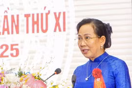 Le Thi Thuy réélue secrétaire du Comité du Parti de Ha Nam
