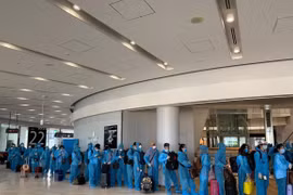 COVID-19 : plus de 190 Vietnamiens rapatriés du Japon