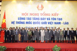 Bilan de la densification et de la réhabilitation des bornes frontalières Vietnam-Laos