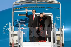 Le président Tran Dai Quang et son épouse en visite d'Etat en Chine 