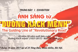 Le manuscrit d’un livre du président Ho Chi Minh exposé