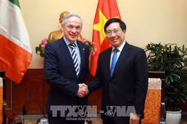 Le vice-PM Pham Binh Minh reçoit le ministre irlandais de l’Education et des Compétences