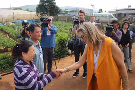La reine des Pays-Bas se rend à Lam Dong