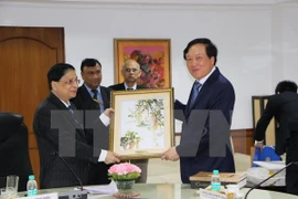 Le président de la Cour populaire suprême en visite en Inde