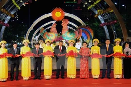 Ouverture de la rue florale Nguyên Huê 2017 à Ho Chi Minh-Ville