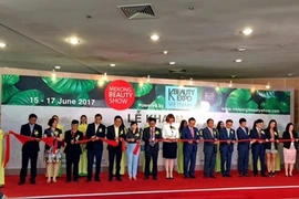 Ouverture du Salon international Mekong Beauty Show 2017 à HCM-Ville
