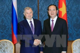 Le président Trân Dai Quang en visite à Saint-Pétersbourg