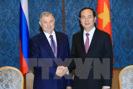 Le président Trân Dai Quang en visite à Saint-Pétersbourg
