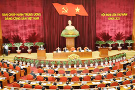 Ouverture du 5e Plénum du Comité central du Parti communiste du Vietnam (12e mandat)