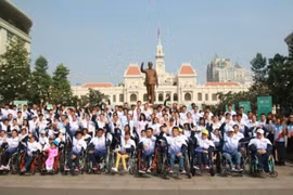 Cérémonie de départ de la sélection nationale pour les A​SEAN ParaGames 9