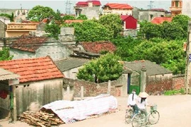 Construction d'un village de Nouvelle ruralité Vietnam-R. de Corée à Hau Giang