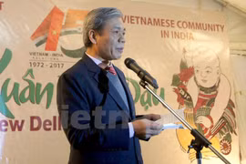 Célébration du 45e anniversaire de l'établissement des relations diplomatiques Vietnam-Inde