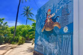 Un nouveau "village de fresques murales" à Ly Son