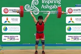 Le Vietnam gagne une médaille d’or aux Championnats d’Asie d'haltérophilie 2017