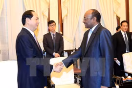 Le président Trân Dai Quang reçoit l’ambassadeur du Soudan