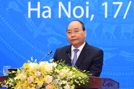 Nguyen Xuan Phuc à la cérémonie célébrant les 40 ans de l’adhésion du Vietnam à l’ONU 
