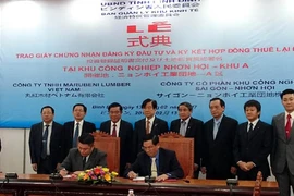 Bois et ameublement: un projet japonais autorisé à Binh Dinh 