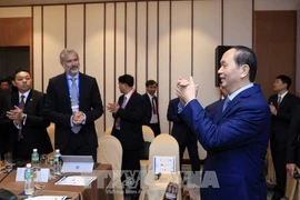 Le président Tran Dai Quang rencontre de grandes entreprises américaines