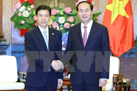 Le président Trân Dai Quang plaide pour le développement des relations commerciales avec la Chine