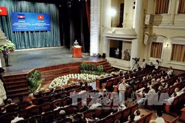 Célébration des 50 ans des relations diplomatiques Vietnam-Cambodge à HCM-Ville