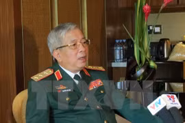 Le vice-ministre de la Défense Nguyen Chi Vinh reçoit des hôtes américain et sud-coréen