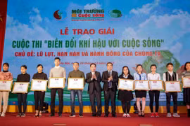 Remise des prix du concours "Changement climatique pour la vie"