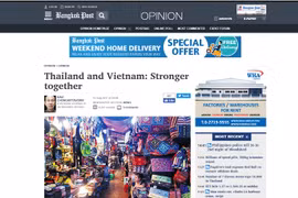 La presse thaïlandaise apprécie les perspectives des relations Vietnam-Thaïlande