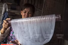 La confection des galettes de riz à Nhon Hoa