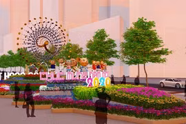 HCM-Ville: La souris, thème principal de la rue florale Nguyên Huê 2020 
