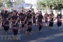 Clôture du Festival de la culture des gongs du Tây Nguyên 2018 ​