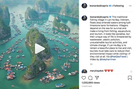Le héros du Titanic loue la beauté de la baie de Lan Ha