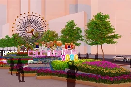 HCM-Ville: La souris, thème principal de la rue florale Nguyên Huê 2020 