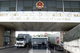 Les exportations de produits agricoles augmentent fortement via le poste frontalier de Lao Cai