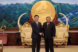 Une délégation du ministère vietnamien de la Justice en visite de travail au Laos