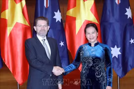 La présidente de l'AN vietnamienne s’entretient avec le président du Sénat australien