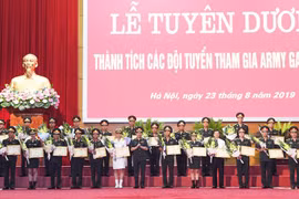  Jeux militaires internationaux 2019 : les soldats primés à l’honneur