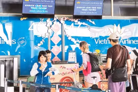 Aéroport international de Nôi Bai, à Hanoi. Photo: nhandan.vn